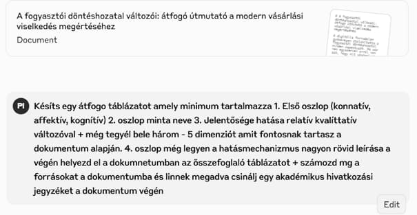 ChatGPT prompt példa marketing feladathoz