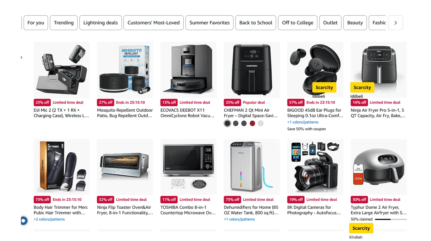 Scarcity Amazon limited time deal