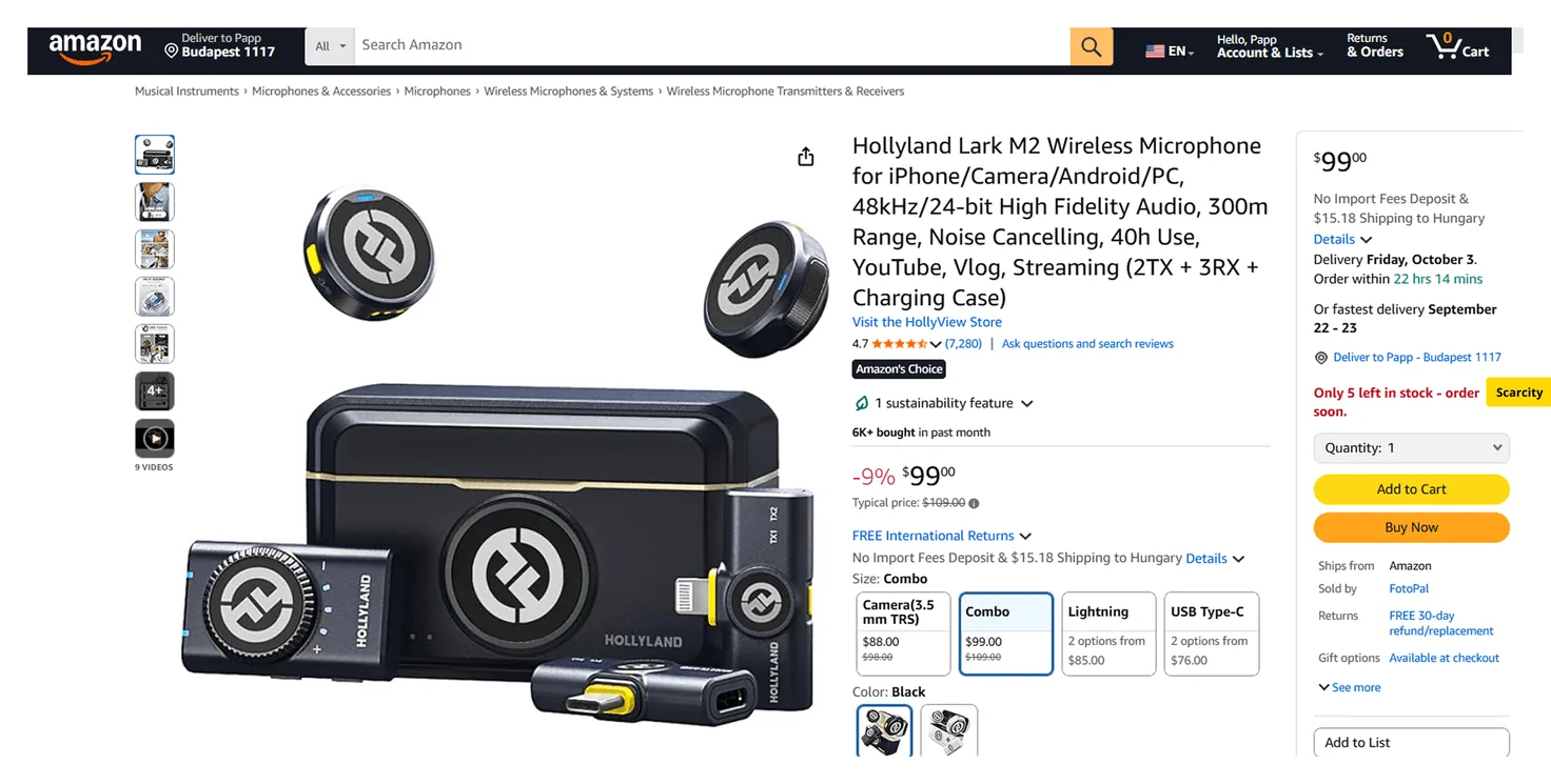 Scarcity Amazon only left order soon