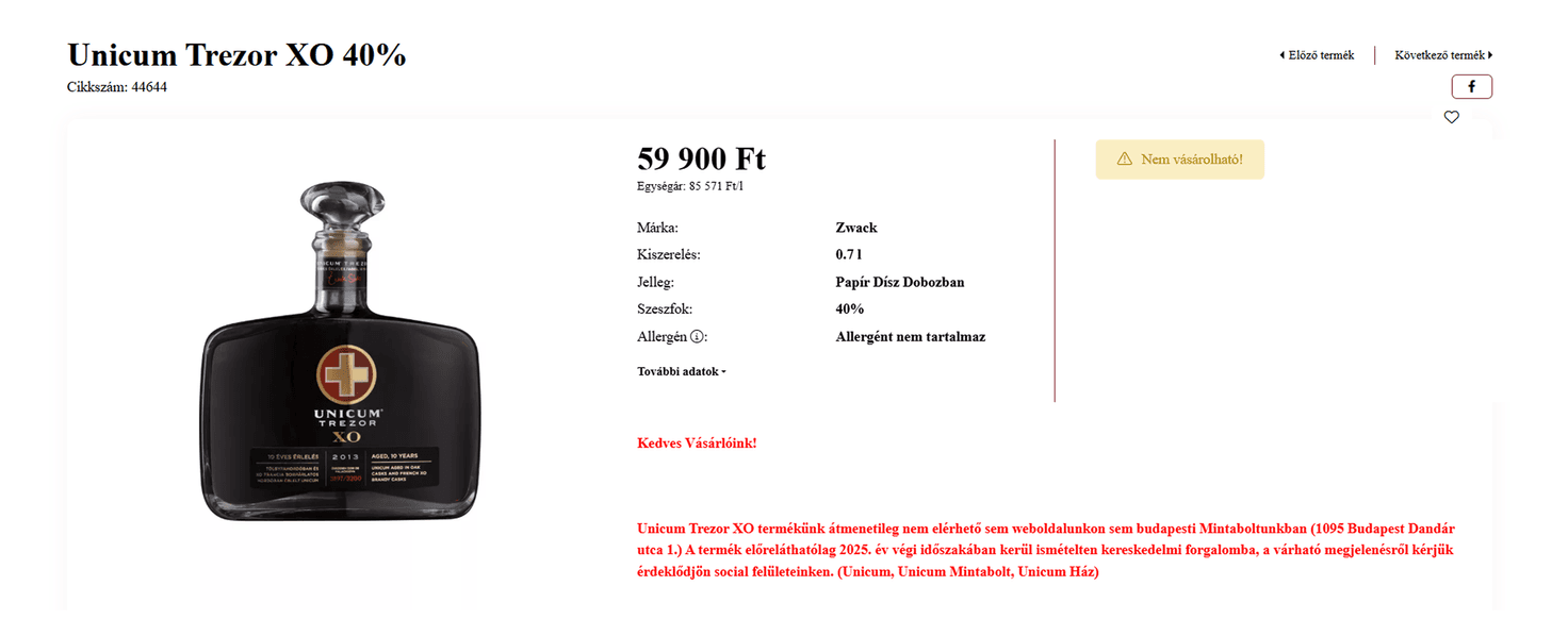 Scarcity Unicum